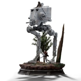 AT-ST and Chewbacca Star Wars Demi Art 1/20 Scale Statue by Iron Studios