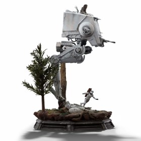 AT-ST and Chewbacca Star Wars Demi Art 1/20 Scale Statue by Iron Studios