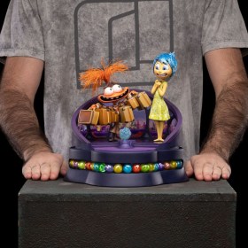 Joy and Anxiety Inside Out 2 Deluxe Art 1/10 Scale Statue by Iron Studios