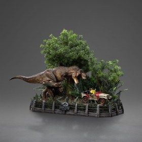 T-Rex Chase Jurassic Park Demi Art 1/20 Scale Statue by Iron Studios