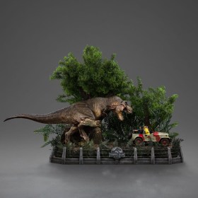 T-Rex Chase Jurassic Park Demi Art 1/20 Scale Statue by Iron Studios