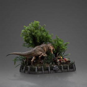 T-Rex Chase Jurassic Park Demi Art 1/20 Scale Statue by Iron Studios