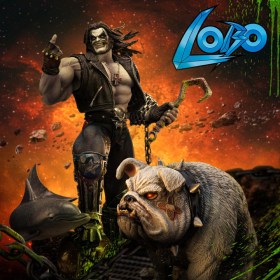 Lobo Unleashed DC Comics Art 1/10 Scale Statue by Iron Studios