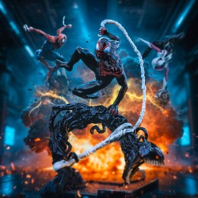 Miles Morales Spider-Man vs. Villains Diorama BDS Art 1/10 Scale Statue by  Iron Studios