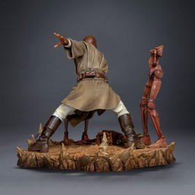Mace Windu Star Wars Art 1/10 Scale Statue by Iron Studios