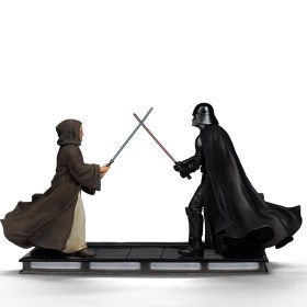 Darth Vader Vs Obi-Wan Kenobi Deluxe (CCXP Exclusive 2025) Star Wars Art 1/10 Scale Statue by Iron Studios