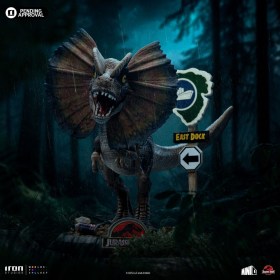 Dilophosaurus Jurassic Park Mini Co. PVC Figure by Iron Studios