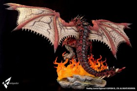 Rathalos The Fiery Bundle Monster Hunter 1/10 Diorama by Kinetiquettes