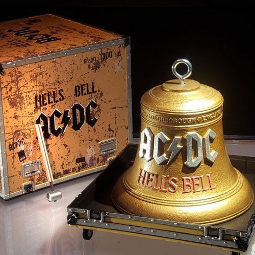 AC/DC: Hell's Bell AC/DC Rock Ikonz On Tour Statues by Knucklebonz