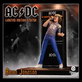Brian Johnson AC/DC Rock Iconz Statue by Knucklebonz
