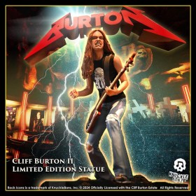 Cliff Burton II Metallica Rock Iconz Statue by Knucklebonz