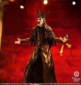 King Diamond III (Black Version) Mercyful Fate Rock Iconz Statue by Knucklebonz