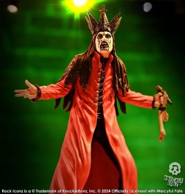 King Diamond III (Red Version) Mercyful Fate Rock Iconz Statue by Knucklebonz