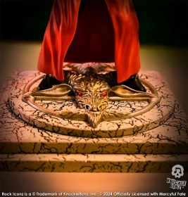 King Diamond III (Red Version) Mercyful Fate Rock Iconz Statue by Knucklebonz