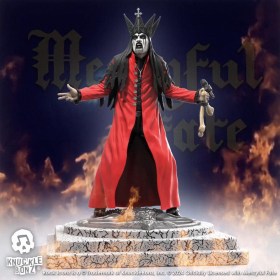King Diamond III (Red Version) Mercyful Fate Rock Iconz Statue by Knucklebonz