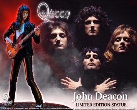 John Deacon II (Sheer Heart Attack Era) Queen Rock Iconz Statue by Knucklebonz