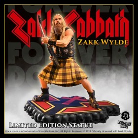 Zakk Wylde II Zakk Sabbath Rock Iconz Statue by Knucklebonz