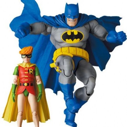 Batman Batman Blue Version Robin The Dark Knight Returns Maf Ex Action Figures By Medicom