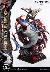 Chainsaw Man & Beam Chainsaw Man 1/6 Statue by Prime 1 Studio