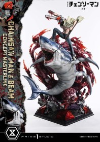 Chainsaw Man & Beam Chainsaw Man 1/6 Statue by Prime 1 Studio