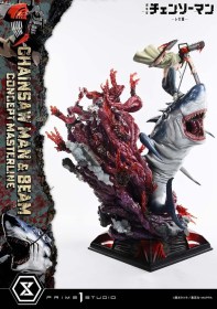 Chainsaw Man & Beam Chainsaw Man 1/6 Statue by Prime 1 Studio