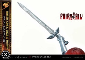 Natsu, Gray, Erza, Happy Deluxe Bonus Version Fairy Tail PVC 1/7 Statue by Prime 1 Studio