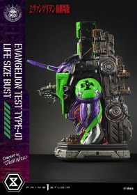 Test Type-01 (Josh Nizzi) Neon Genesis Evangelion 1/1 Life Size Bust by Prime 1 Studio
