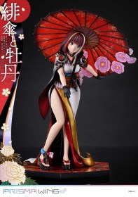 Scarlet Umbrella And Peony Fuzichoco Original Illustration Prisma Wing PVC 1/7 Statue by Prime 1 Studio