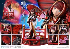 Scarlet Umbrella And Peony Deluxe Original Illustration Prisma Wing PVC 1/7 Statue by Prime 1 Studio