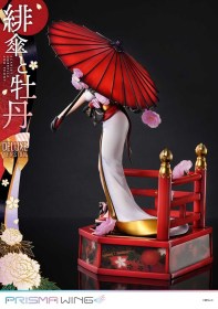 Scarlet Umbrella And Peony Deluxe Original Illustration Prisma Wing PVC 1/7 Statue by Prime 1 Studio