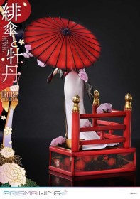 Scarlet Umbrella And Peony Deluxe Original Illustration Prisma Wing PVC 1/7 Statue by Prime 1 Studio