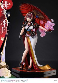 Scarlet Umbrella And Peony Deluxe Original Illustration Prisma Wing PVC 1/7 Statue by Prime 1 Studio