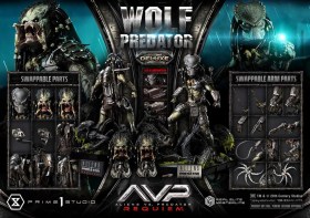 Requiem Wolf Predator Deluxe Ver. Alien vs. Predator 1/3 Statue by Prime 1 Studio