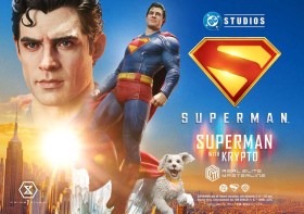 Superman with Krypto Superman (2025) 1/3 Statue by Prime 1 Studio
