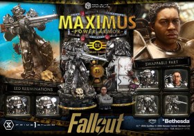 Maximus Power Armor Deluxe Version Fallout 1/4 Statue by Prime 1 Studio