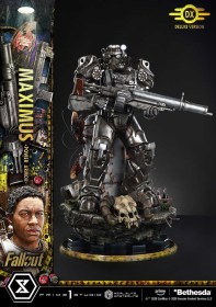 Maximus Power Armor Deluxe Version Fallout 1/4 Statue by Prime 1 Studio