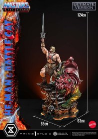 He-Man & Battle Cat Ultimate Bonus Version Masters of the Universe 1/4 Statue by Prime 1 Studio