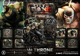 Bane on Throne Batman (Comics) City of Bane 1/4 Scale Statue by Prime 1 Studio