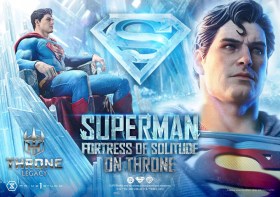 Superman Fortress of Solitude on Throne (Gabriele Dell'Otto) DC Comics 1/4 Statue by Prime 1 Studio