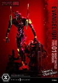 Evangelion Test Type 01 Night Battle Version Concept Josh Nizzi Evangelion Statue by Prime 1 Studio