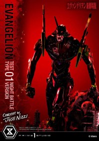 Evangelion Test Type 01 Night Battle Version Concept Josh Nizzi Evangelion Statue by Prime 1 Studio
