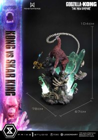 Kong vs Skar King Bonus Version Godzilla x Kong The New Empire Statue by Prime 1 Studio
