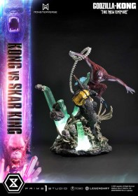 Kong vs Skar King Bonus Version Godzilla x Kong The New Empire Statue by Prime 1 Studio