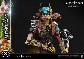 Aloy vs. The Slitherfang Horizon Forbidden West Statue by Prime 1 Studio