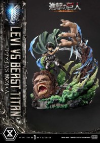 Levi Versus Beast Titan Attack on Titan 1/4 Statue by Prime 1 Studio