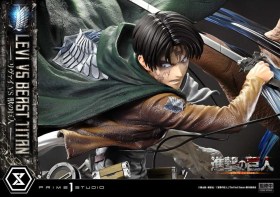 Levi Versus Beast Titan Attack on Titan 1/4 Statue by Prime 1 Studio