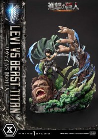 Levi Versus Beast Titan Attack on Titan 1/4 Statue by Prime 1 Studio