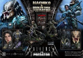 Machiko & Broken Tusk Predator Aliens vs. Predator (Comic) 1/4 Statue by Prime 1 Studio
