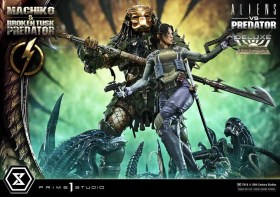 Machiko & Broken Tusk Predator DX Version Aliens vs. Predator (Comic) 1/4 Statue by Prime 1 Studio