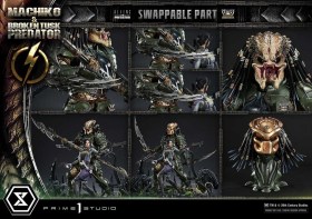 Machiko & Broken Tusk Predator DX Version Aliens vs. Predator (Comic) 1/4 Statue by Prime 1 Studio